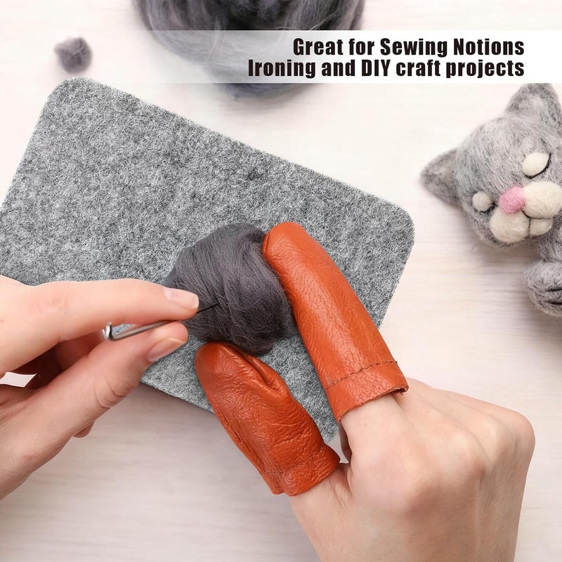 Pretwad Needle Felting Pad - Grey Sponge Needle Felting Pad, High-Density Sponge Work Surface Mat, Natural Thick & Firm Felt Mat Block for 2D & 3D Wool Felting, Protects Needles & Table - Image 5